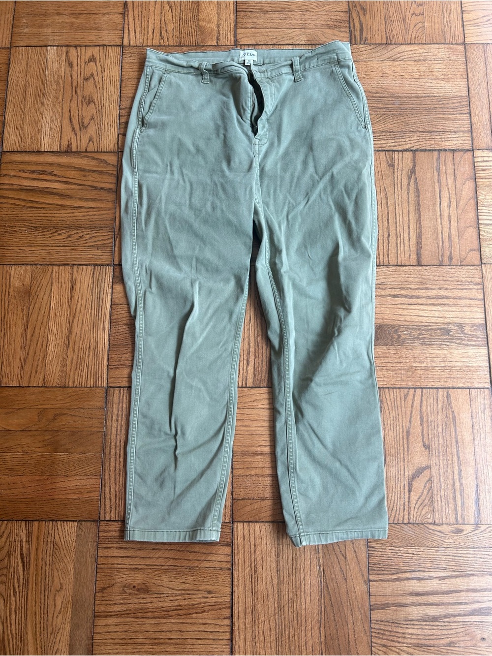 J. Crew Olive Green Women’s Ankle Chino Pants